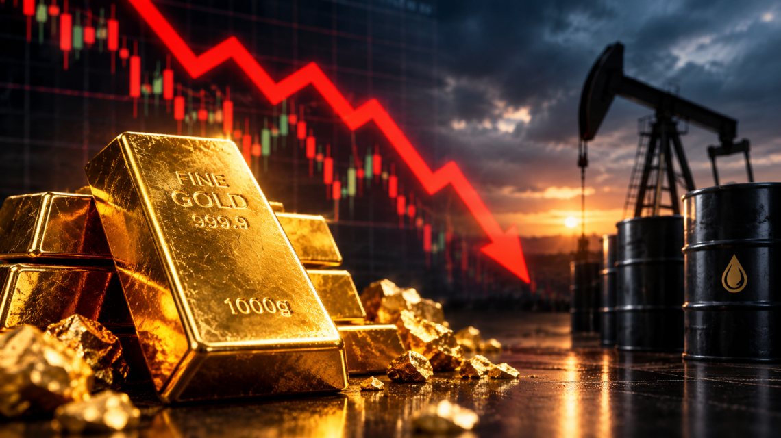 Gold, Oil, and Market Decline.png