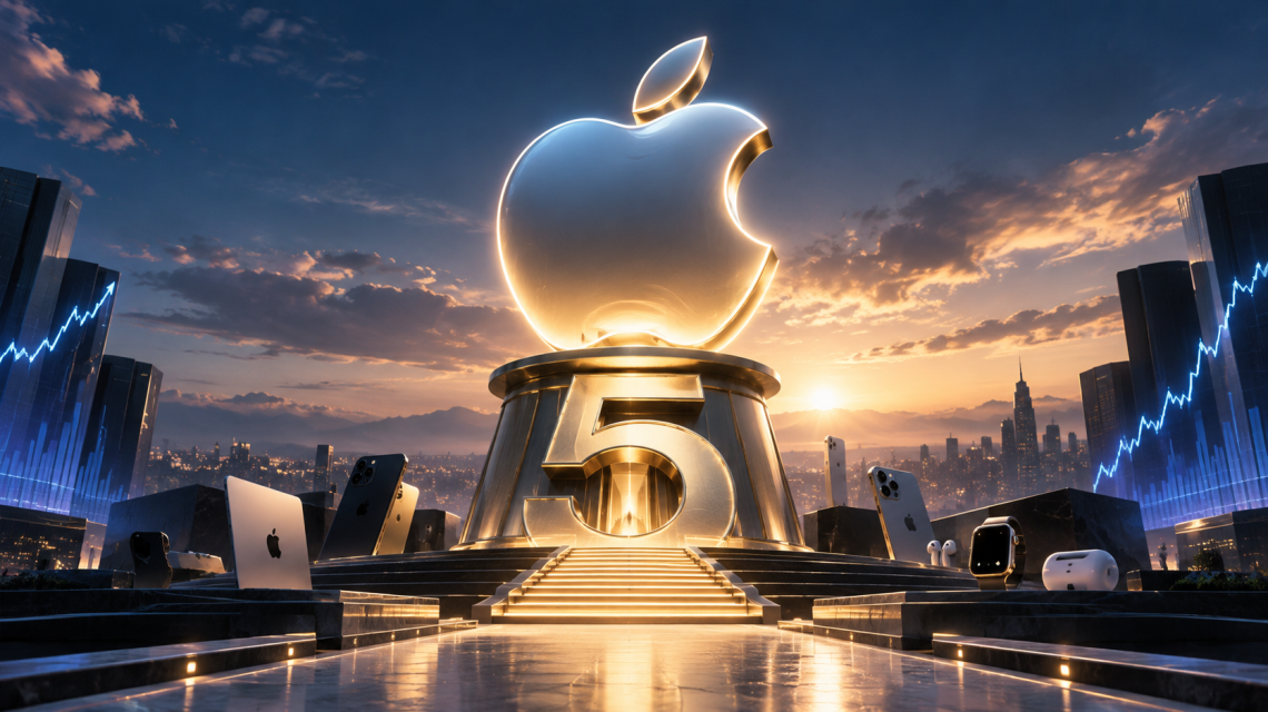 Apple’s Five-Trillion Monument at Dusk.png