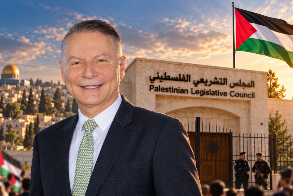 Palestinian Council Portrait at Sunset.png
