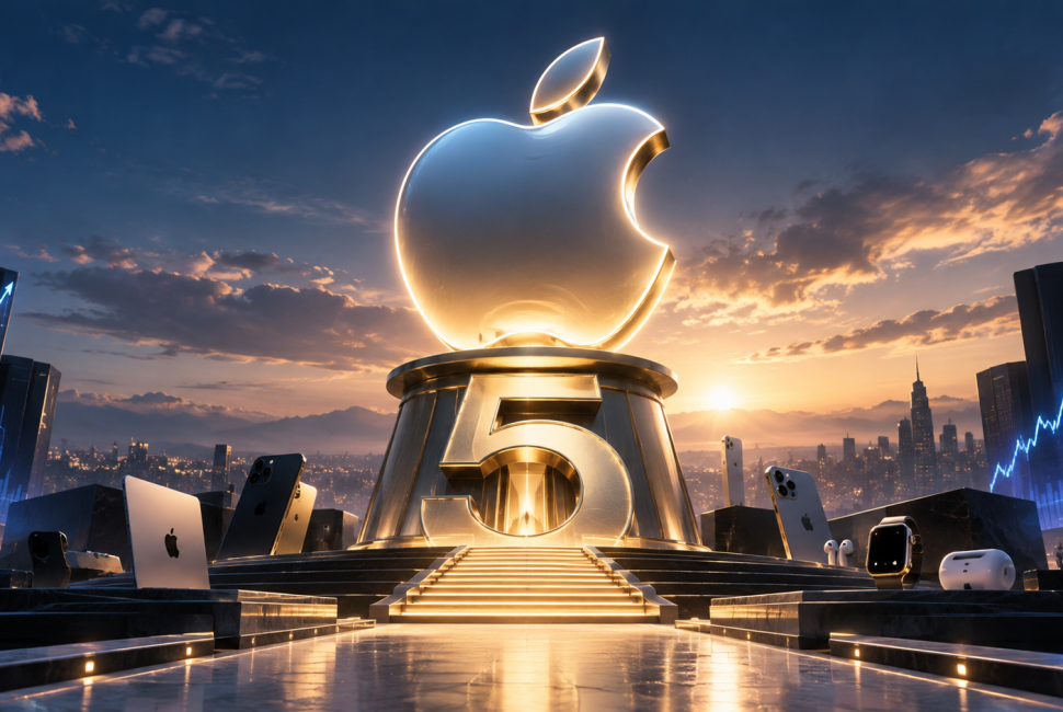Apple’s Five-Trillion Monument at Dusk.png